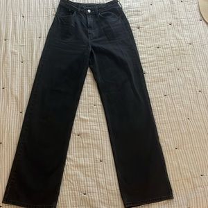 H&M ULTRA HIGH WAIST wide leg &DENIM size 6